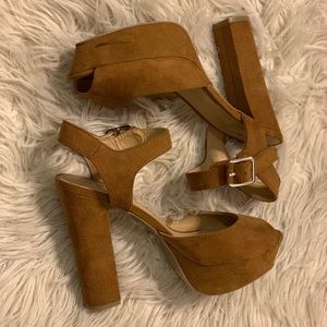 Suede Heels